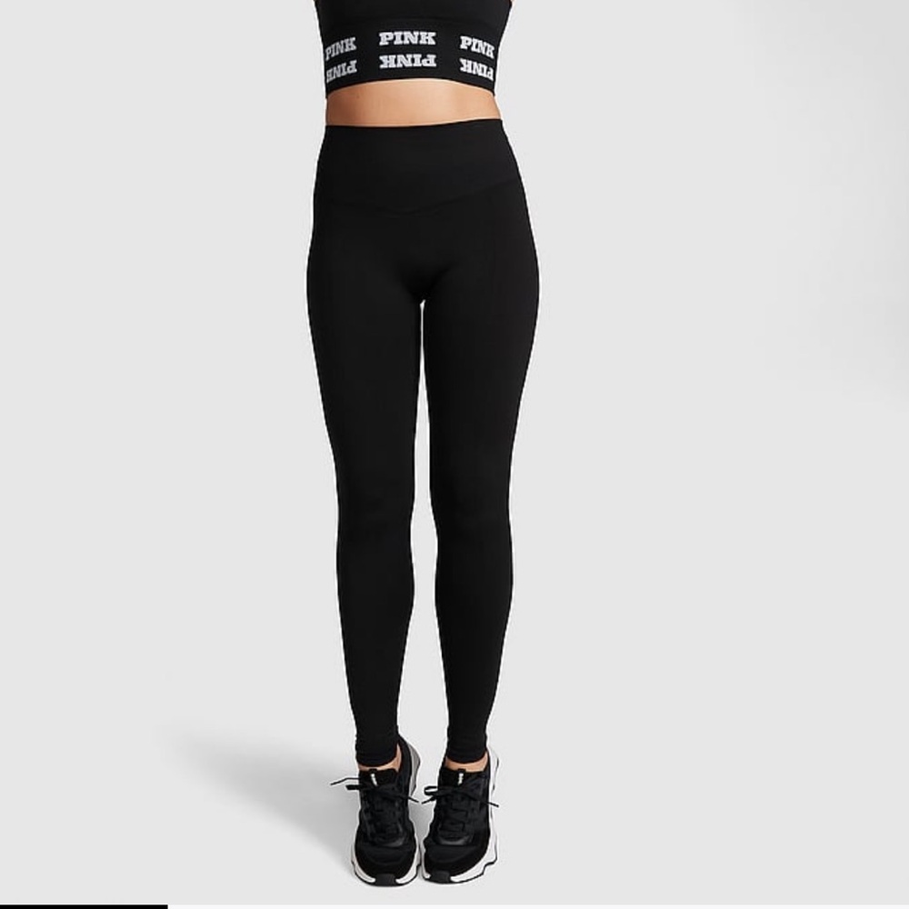 NWT PINK seamless classic leggings